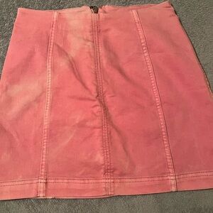 Pink Mini Pencil Skirt for Casual Resort Wear